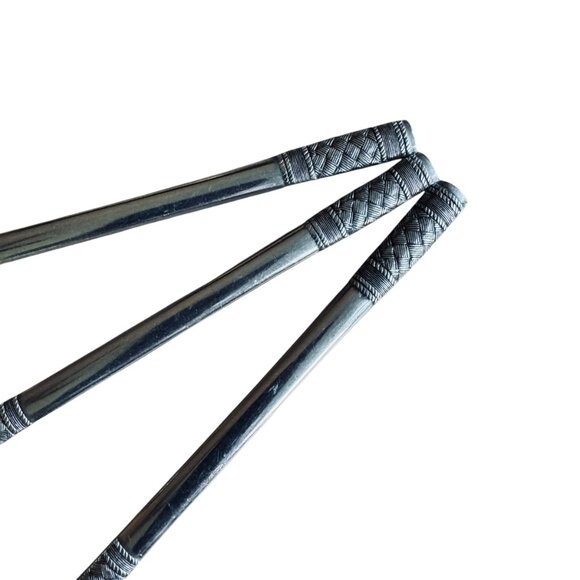 Vtg F B ROGERS Mid Century Stonehenge Stainless Flatware Place Oval Soup Spoons - Picture 7 of 13